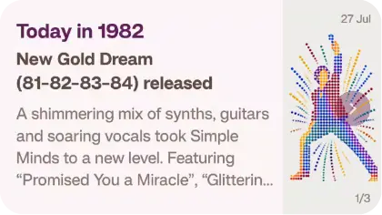 Simple Minds Calendar home-screen widget